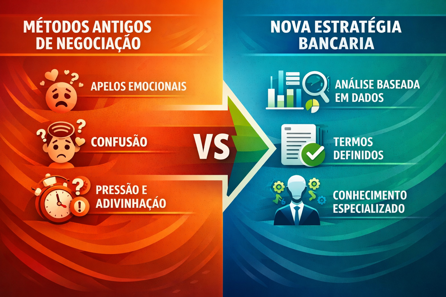 Comparação entre métodos antigos e novos